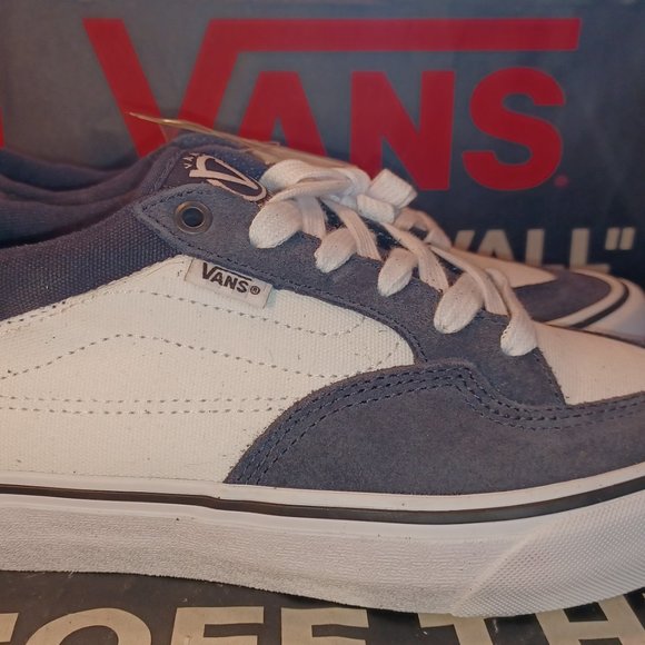 Vans Men\'s 8/Women\'s 9.5 Rowan Zorilla Dark Navy White Suede Canvas VN0A5JICCZP main image 10